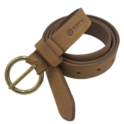 Cintura morbida in cuoio